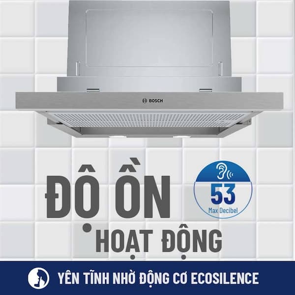 Máy hút mùi âm tủ Bosch DFS067A51B Serie 4