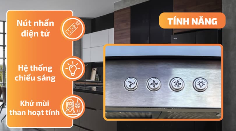Máy hút mùi áp tường Malloca MC 750E
