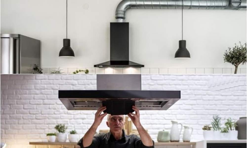 Máy hút mùi có đường ống thoát khí