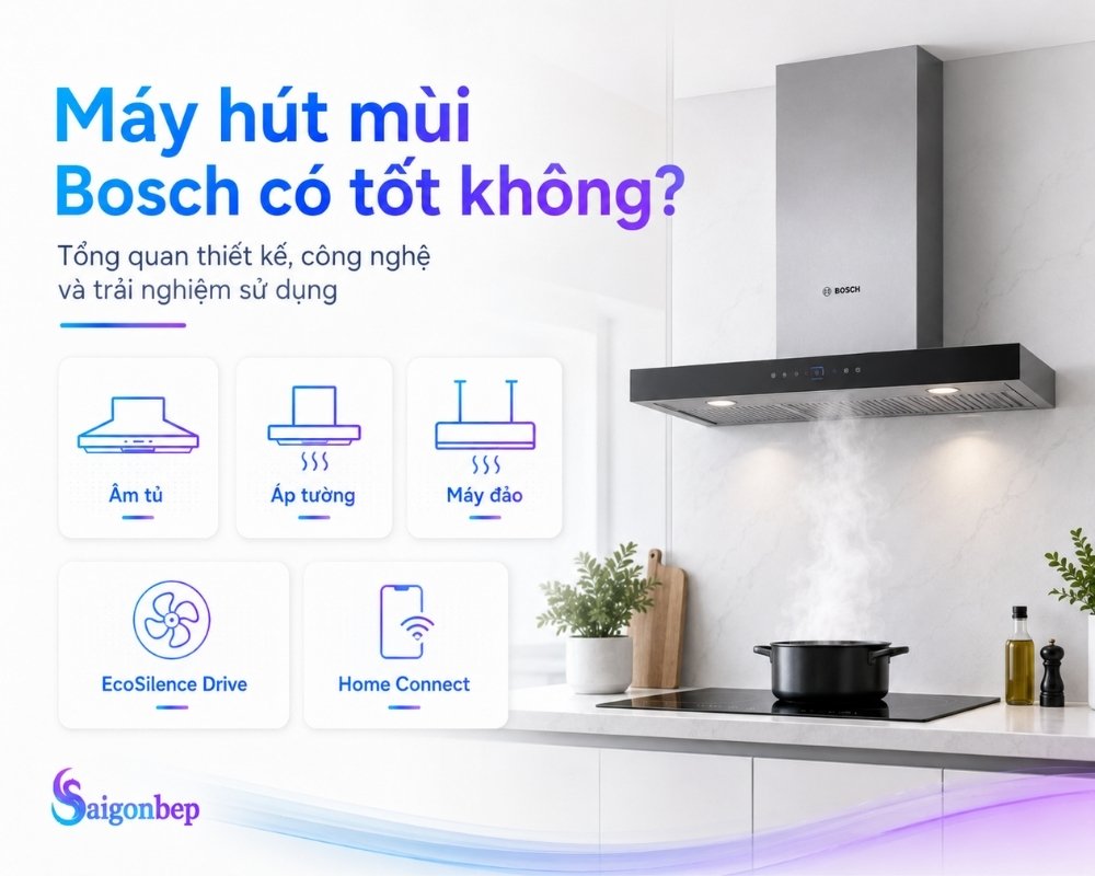 Tổng quan về máy hút mùi Bosch