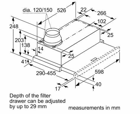 Máy hút mùi Bosch DFM063W56B series 2