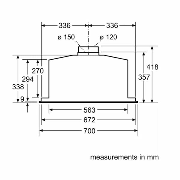Máy hút mùi Bosch DHL785C series 6