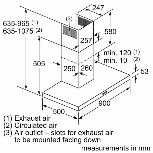 Máy hút mùi Bosch DWB97DM50B series 4 90cm