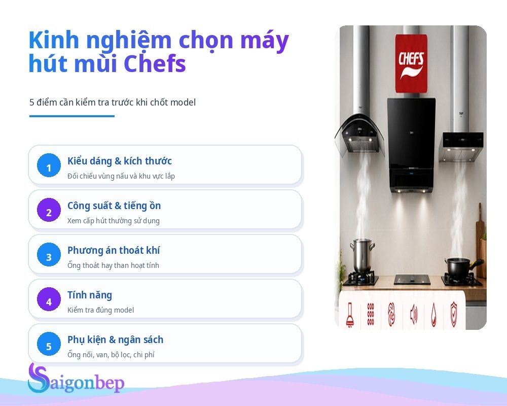 Kinh nghiệm được Sài Gòn Bếp đúc kết trong suốt 10 năm 