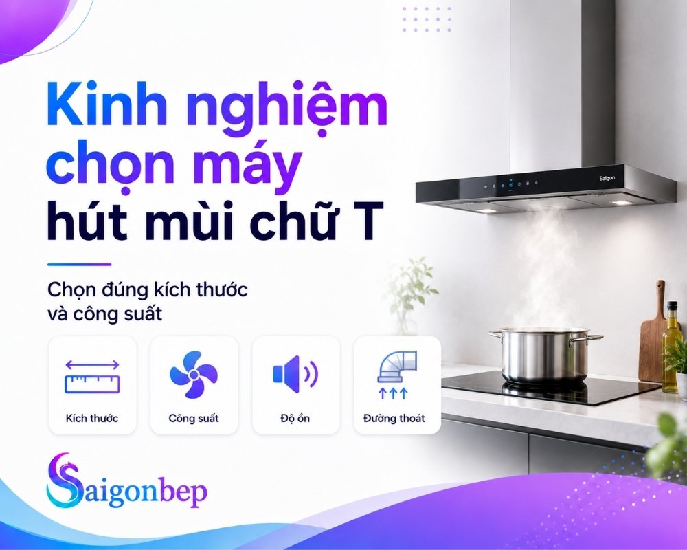 Kinh nghiệm chọn mua máy hút mùi được Sài Gòn Bếp đúc kết