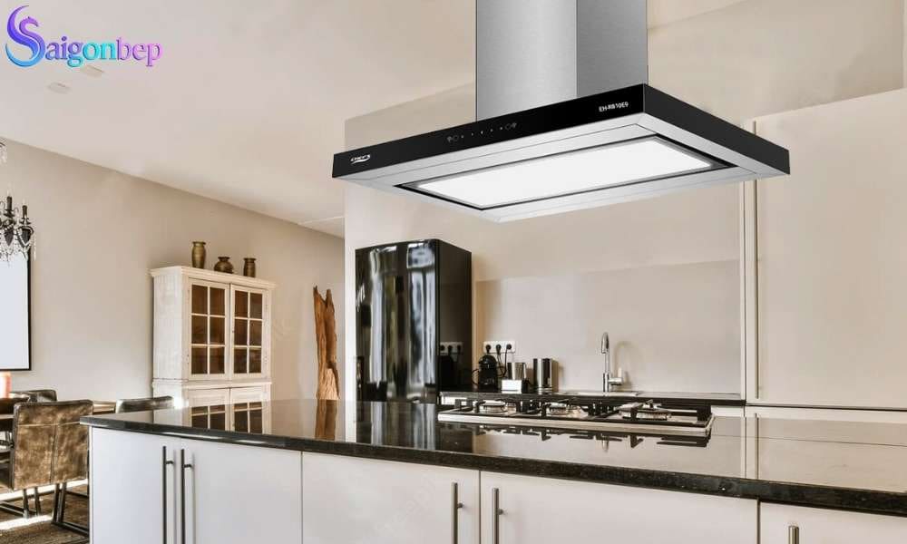 máy hút mùi đảo