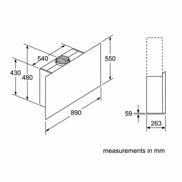 Máy hút mùi DWF97RV60B cao cấp series 8