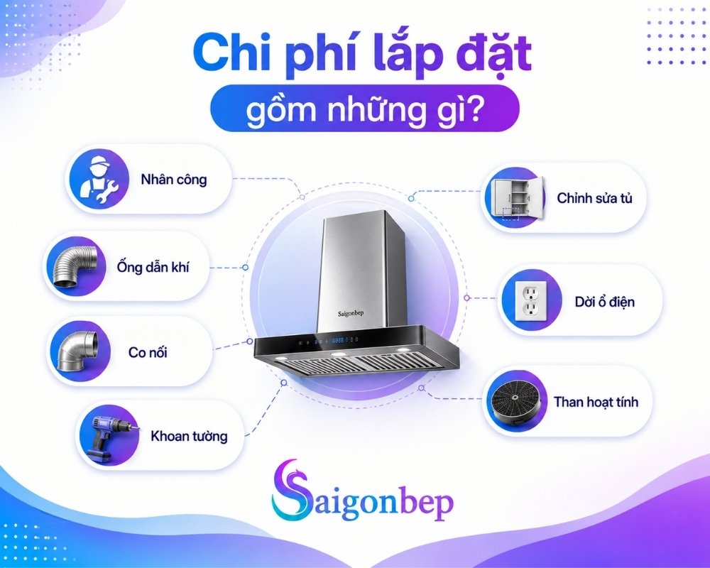 Chi phí lắp đặt sẽ phù thuộc vào nhiều yếu tố cấu thành