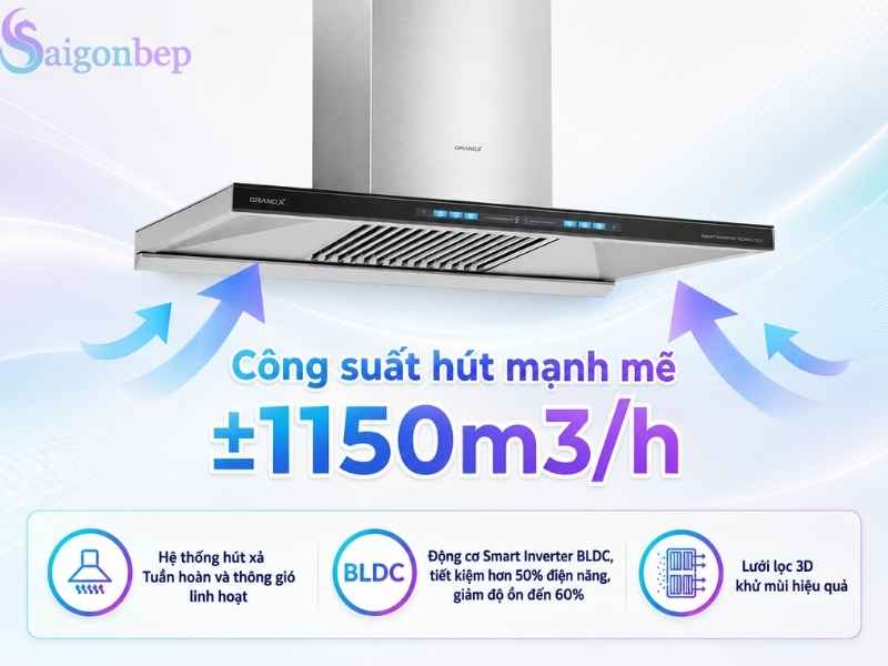 Công suất hút khủng nhưng đáp ứng nhu cầu êm ái