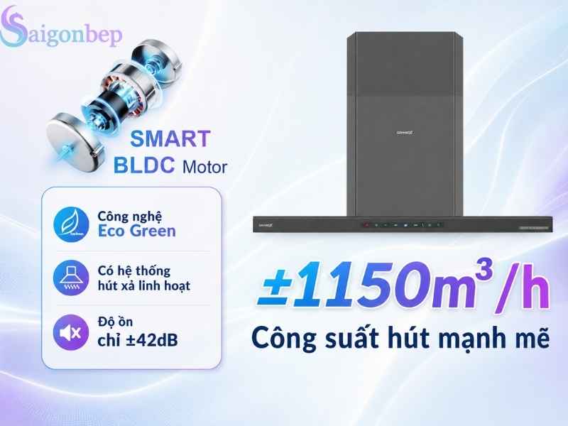 Công suất hút khủng độ ồn rất thấp