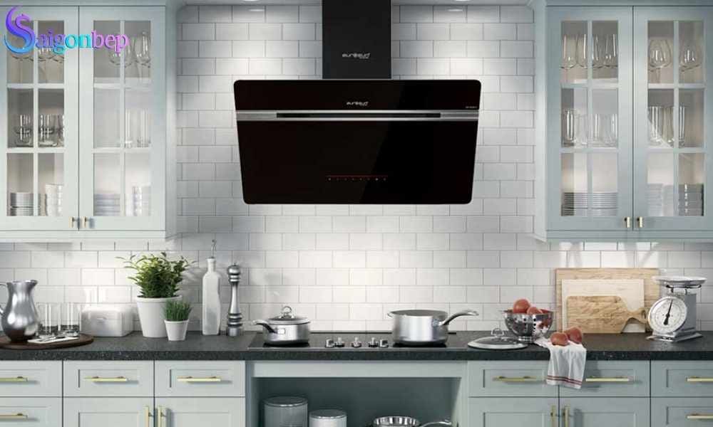 máy hút mùi kính vát