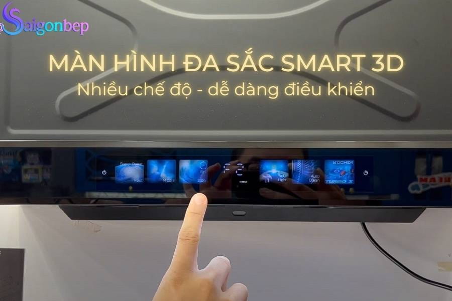 Máy hút mùi Kocher Turbo Smart 3D X3D-350D