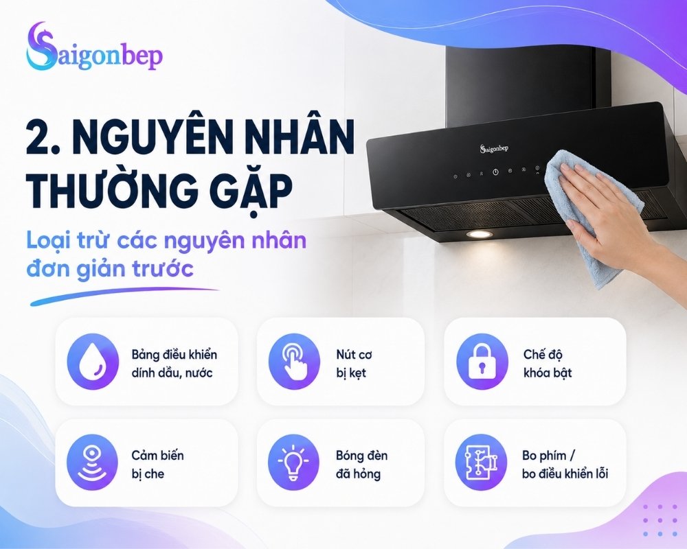 Nguyên nhân mà người dùng thường gặp