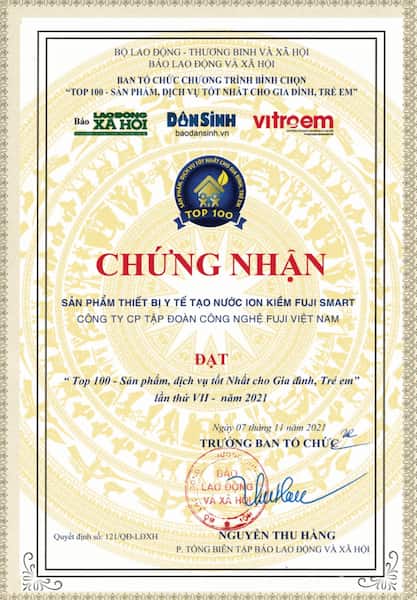 Máy lọc nước ion kiềm Fuji Smart I8