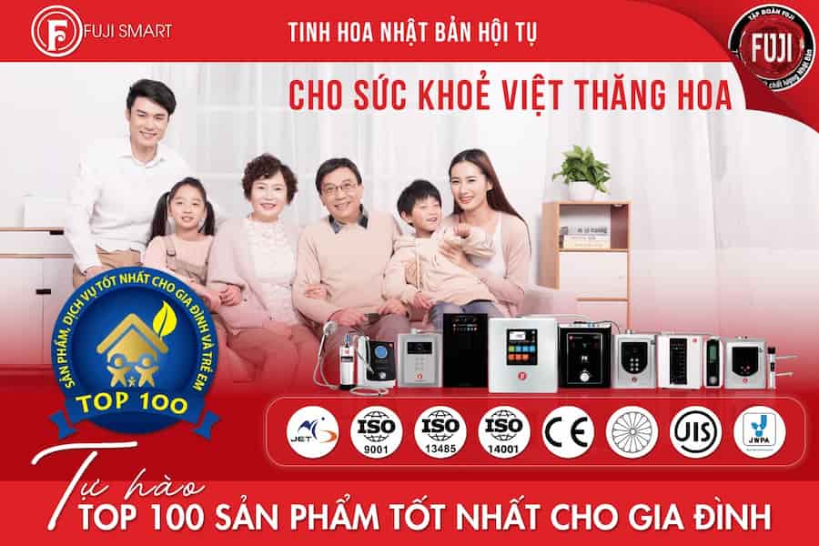 Máy lọc nước ion kiềm Fuji Smart I8