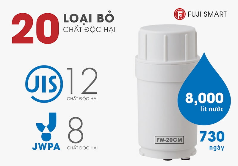 Máy lọc nước ion kiềm Fuji Smart I9