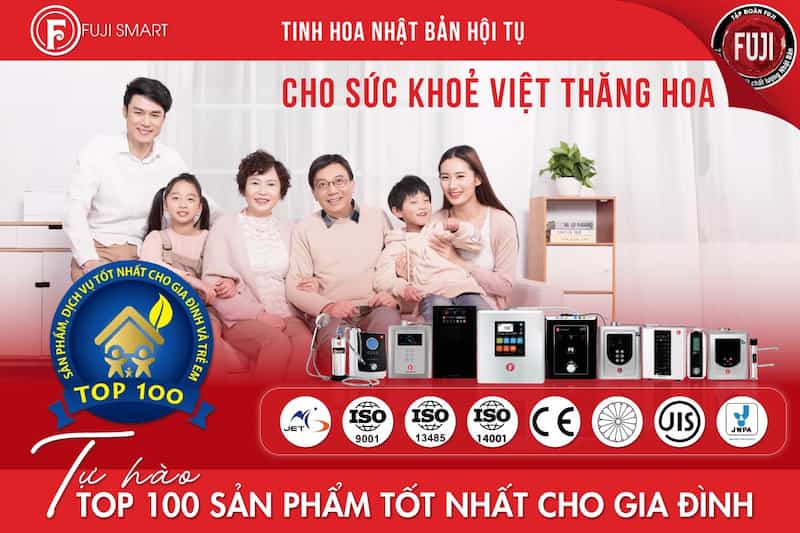 Máy lọc nước ion kiềm Fuji Smart I9