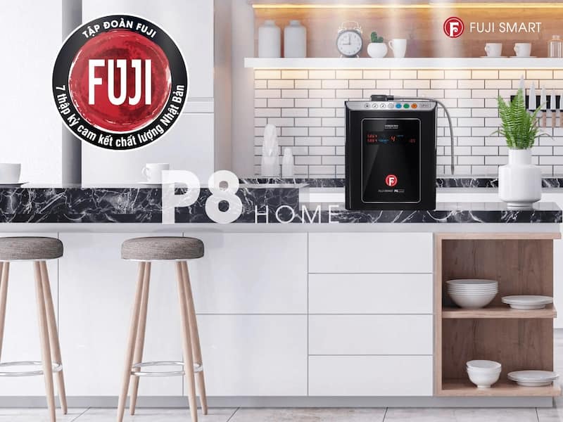 Máy lọc nước ion kiềm Fuji Smart P8 Home
