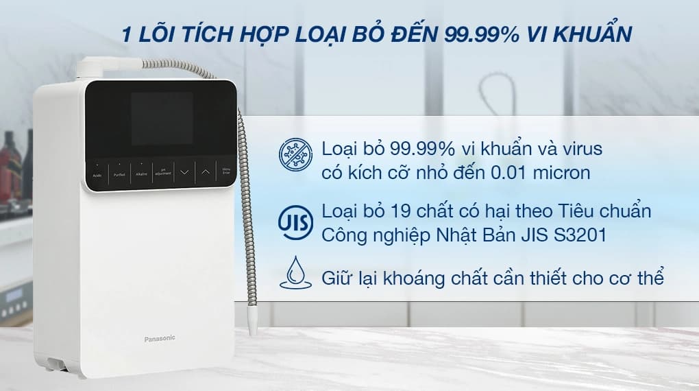 Máy lọc nước ion kiềm Panasonic màng siêu lọc TK-AS700-WVN