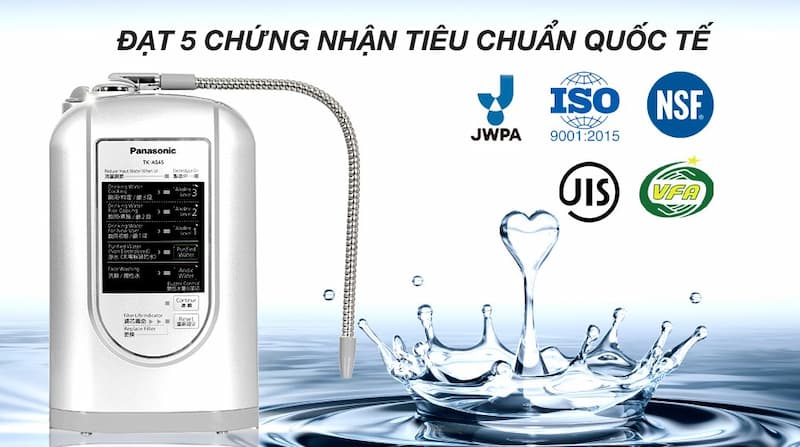 Máy lọc nước tạo ion kiềm Panasonic TK-AS45