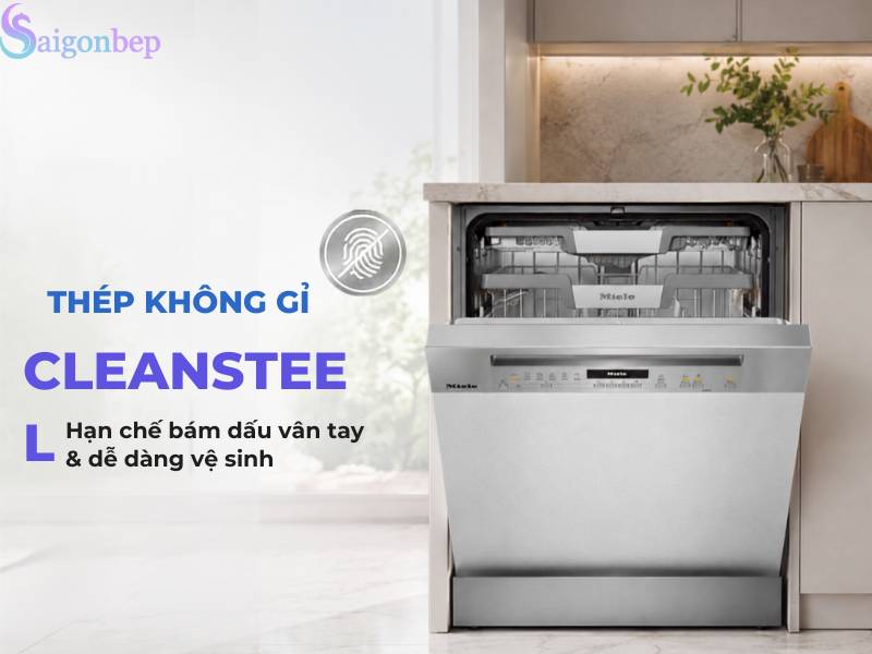 Chất liệu của  Máy rửa bát bán âm Miele G 7131 SCi CLST AutoDos