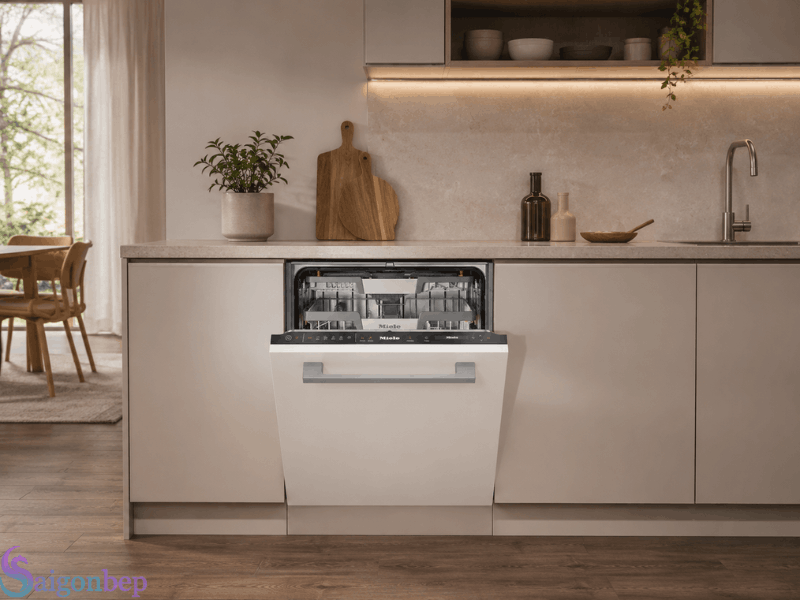 Thiết kế âm tủ Máy Rửa Bát Âm Tủ Miele G 7650 SCVi AutoDos