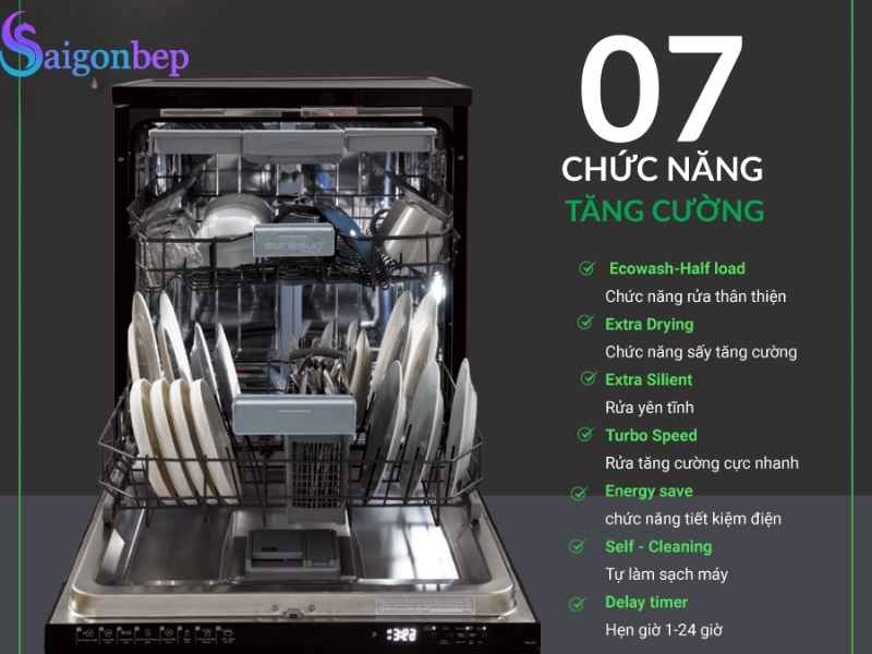 Trang bị 7 chức năng tăng cường hiện đại