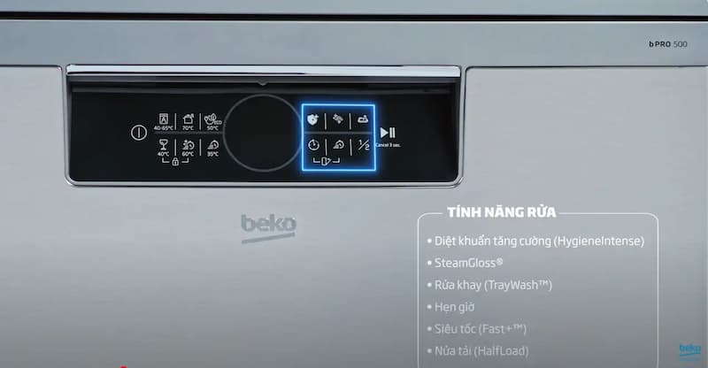 Máy rửa bát BEKO BDFN36530XC