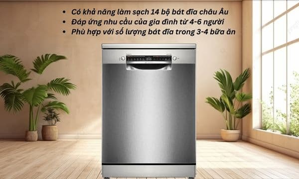 Máy rửa bát Bosch SMS6ZCI15E Series 6