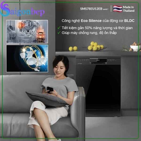 Máy rửa bát Eurosun SMS78EU81B