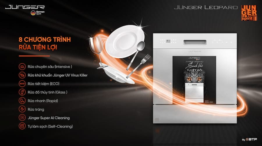 Máy rửa chén Junger DWJ-100