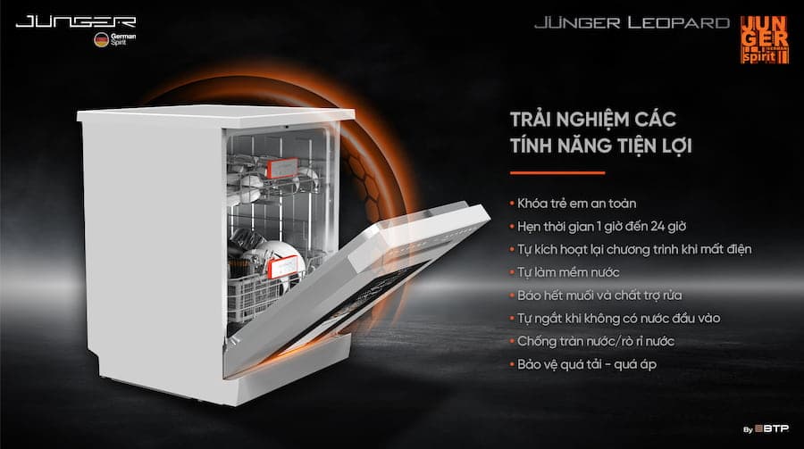 Máy rửa bát Junger DWJ-140