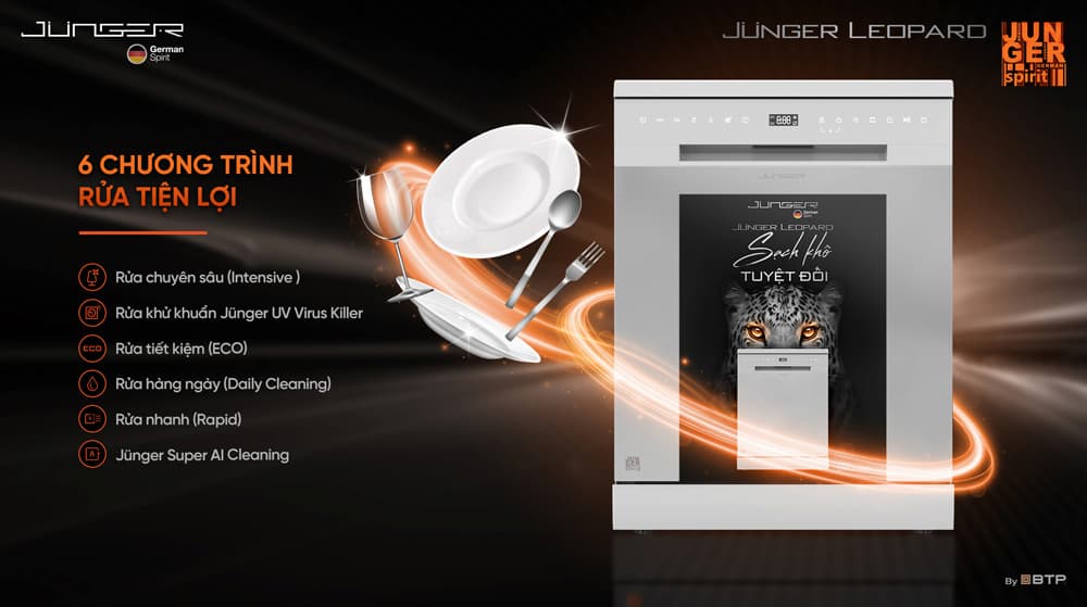 Máy rửa bát Junger DWJ-140