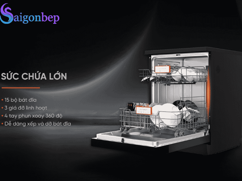 Trang bị 2 giàn rửa sức chứa lớn