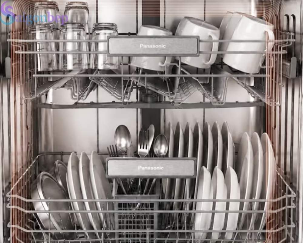Sấy chén đĩa khô cong diệt khuẩn bảo vệ sức khoẻ gia đình