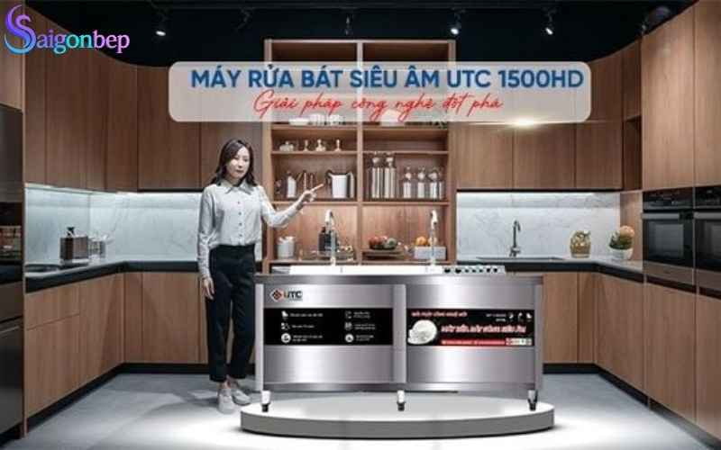 Máy rửa chén công nghiệp sóng siêu âm UTC 1500HD