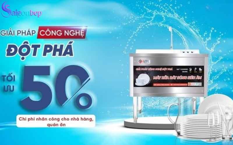 Máy rừa bát siêu âm đa năng công nghệ mới UTC 600SM