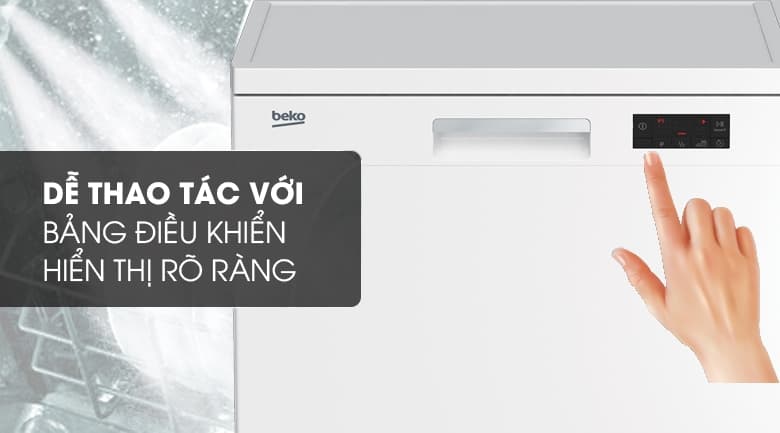 Máy rửa chén 14 bộ BEKO DFN16410W