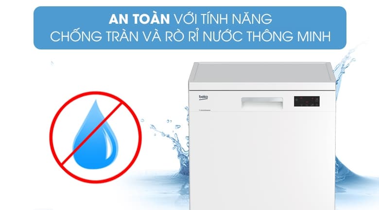 Máy rửa chén 14 bộ BEKO DFN16410W