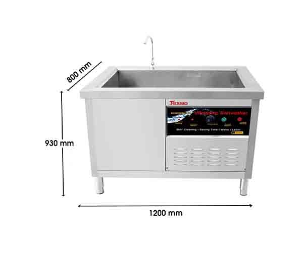 Máy rửa chén bát công nghiệp siêu âm Texgio Ultrasonic Standard TGU-1000SS