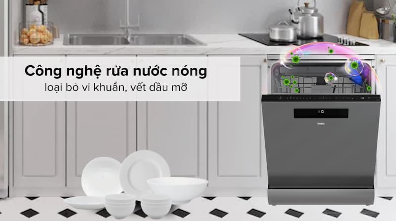 Máy rửa chén Beko DEN48520X