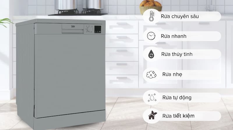 Máy rửa chén Beko DVN06431S