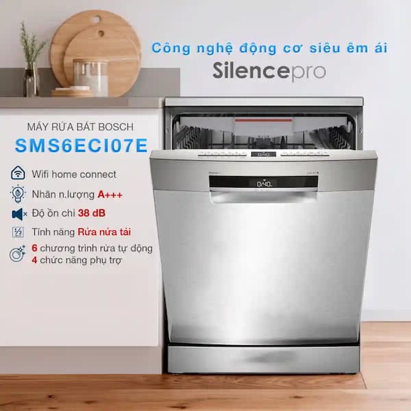 Máy rửa chén Bosch serie 6