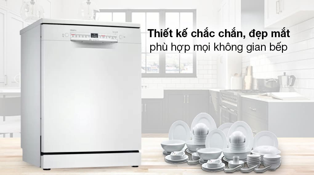 Máy rửa chén 12 bộ Bosch SMS2IVW01P series 2