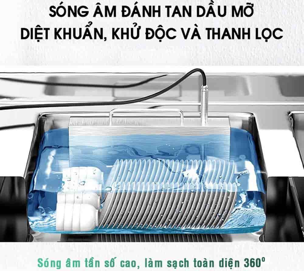 Máy rửa chén  công nghiệp siêu âm Texgio Ultrasonic Luxury Tgu-1200XS