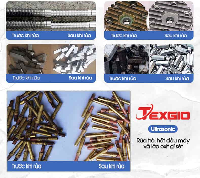 Máy rửa chén công nghiệp sóng âm Texgio Ultrasonic Luxury TGU-1000XS