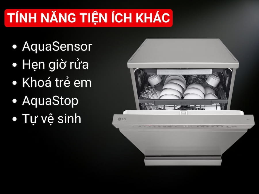 Máy rửa chén độc lập LG LDT14SVA4