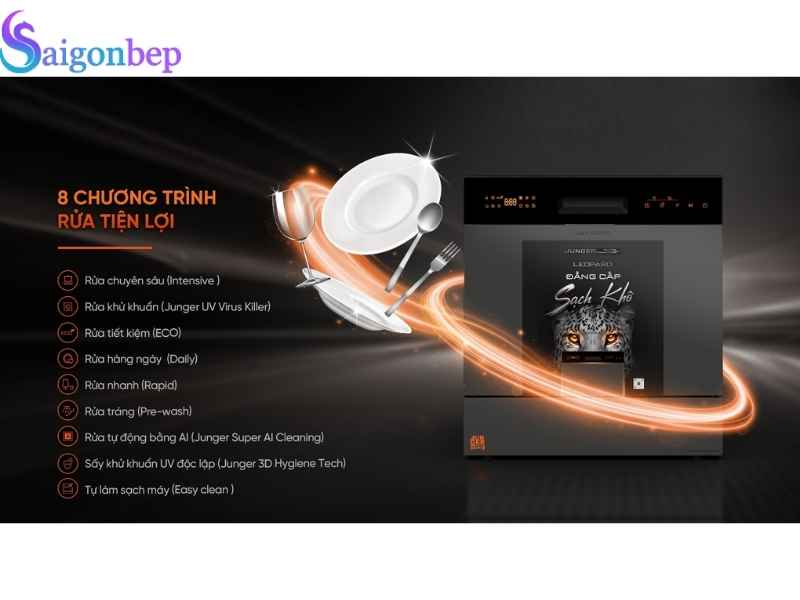 8 chương trình rửa độc lập