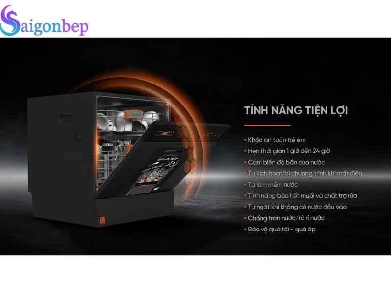 Tính năng hiện đại của máy