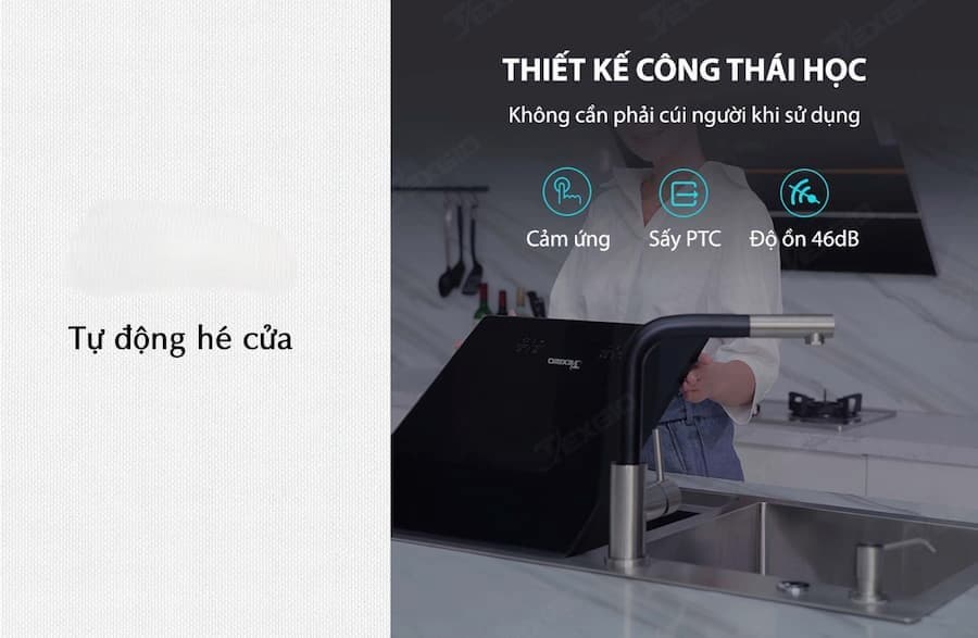 Máy rửa chén Texgio TGUS06HA